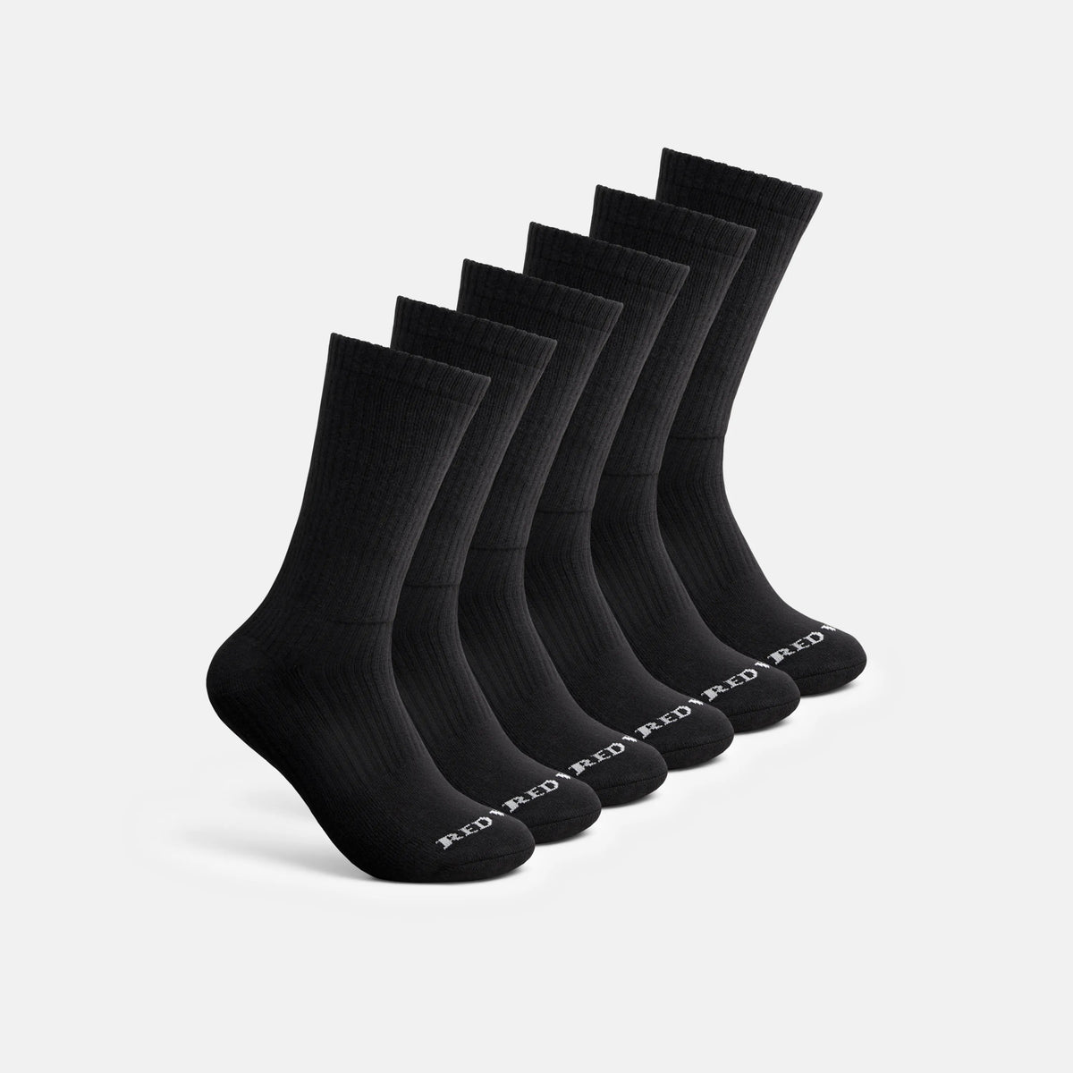 Unisex Cotton Blend Crew Sock in Black 97269 - Red Wing Shoes
