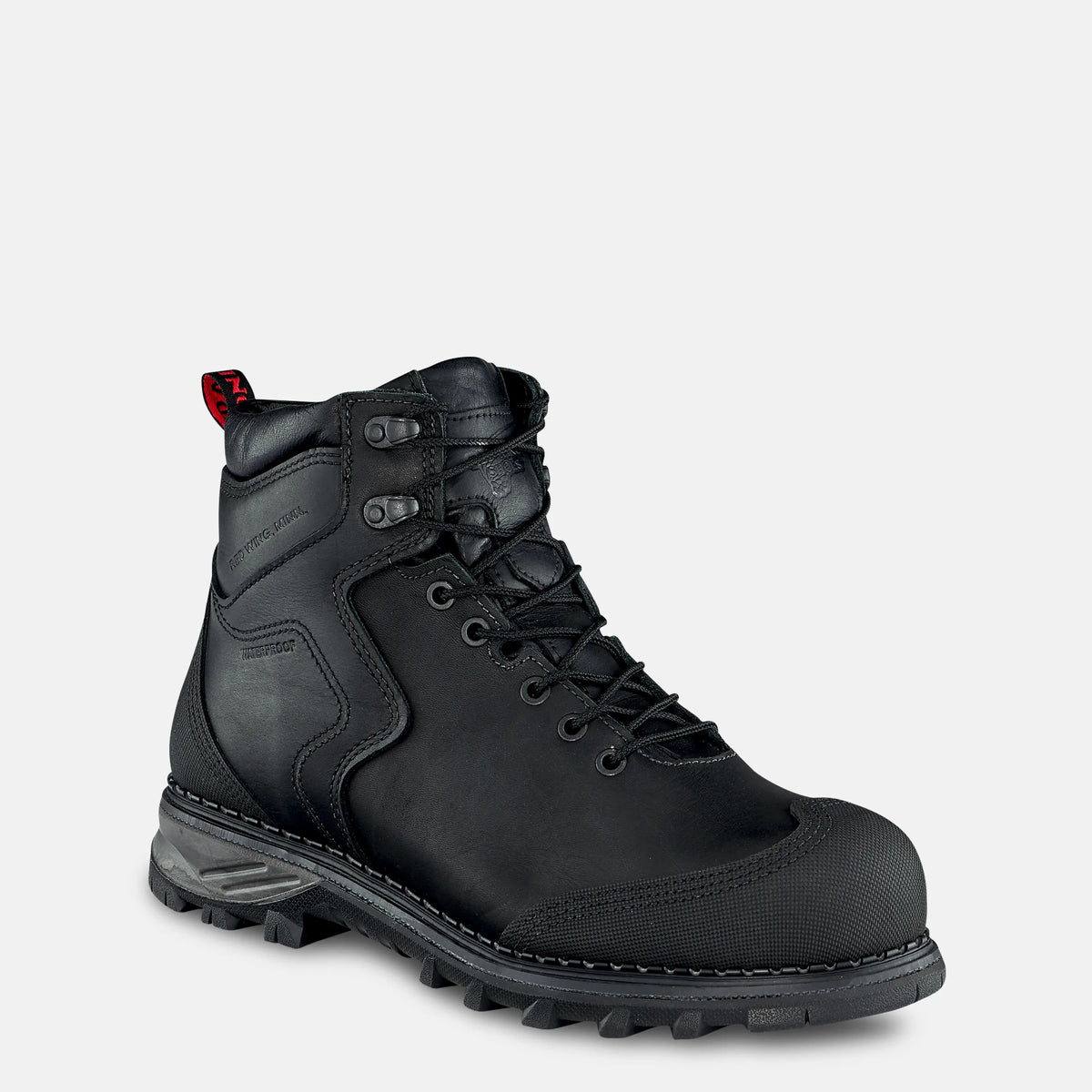 Burnside 6-inch Waterproof Safety Toe Boot Black 2411 - Red Wing Shoes