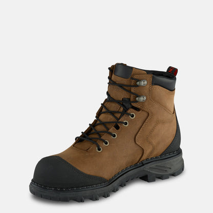 Burnside 6-inch Waterproof Safety Toe Boot Brown 2410 - Red Wing Shoes
