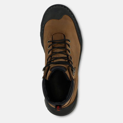 Burnside 6-inch Waterproof Safety Toe Boot Brown 2410 - Red Wing Shoes