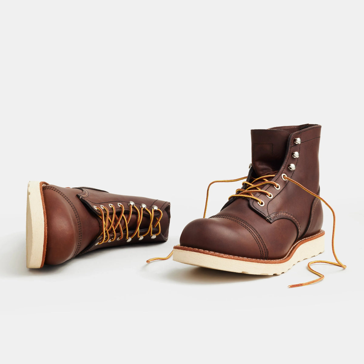 Iron Ranger Traction Tred in Brown Leather 8088 | Red Wing Heritage - Red Wing Shoes