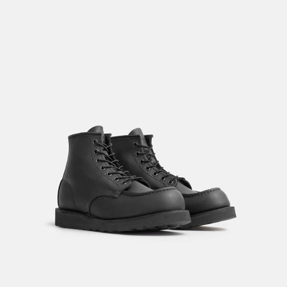 Classic Moc 6-Inch Boot in Black Leather 8074 | Red Wing Heritage - Red Wing Shoes