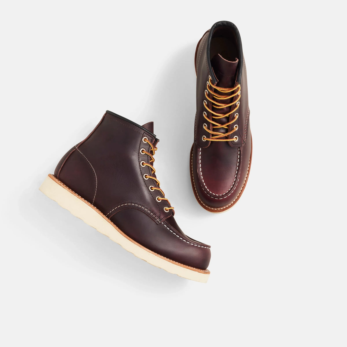 Classic Moc in Black Cherry Leather 8847 | Red Wing Heritage - Red Wing Shoes