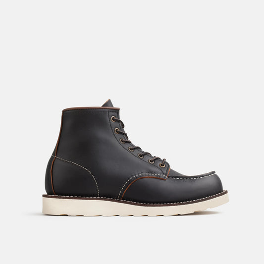 Classic Moc 6-Inch Boot in Black Leather 8849 - Red Wing Shoes