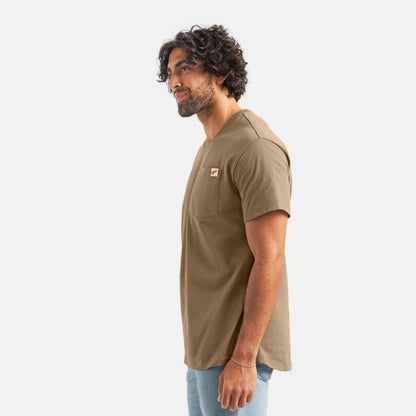 Short Sleeve Pocket T-Shirt in Brown 98471 - Red Wing Shoes