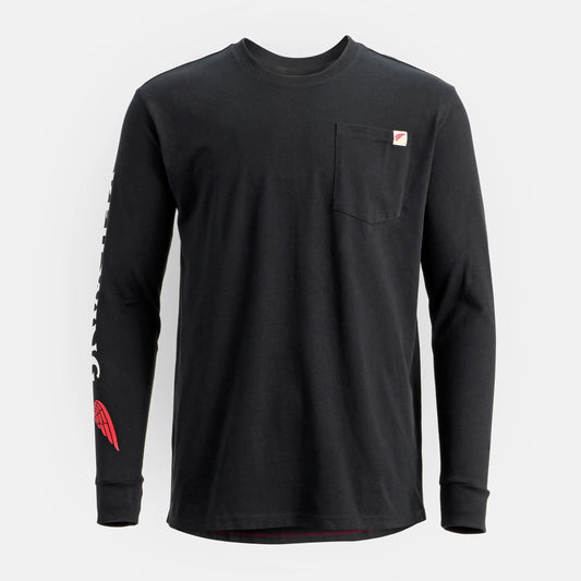 Long Sleeve Classic Pocket Tee in Black 98474 - Red Wing Shoes