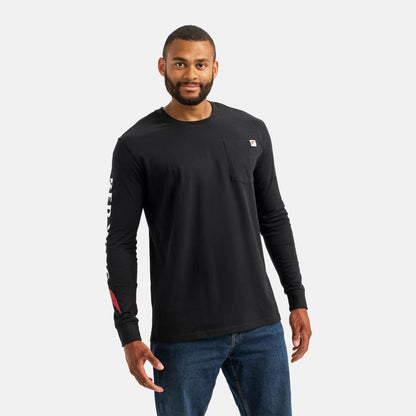 Long Sleeve Classic Pocket Tee in Black 98474 - Red Wing Shoes