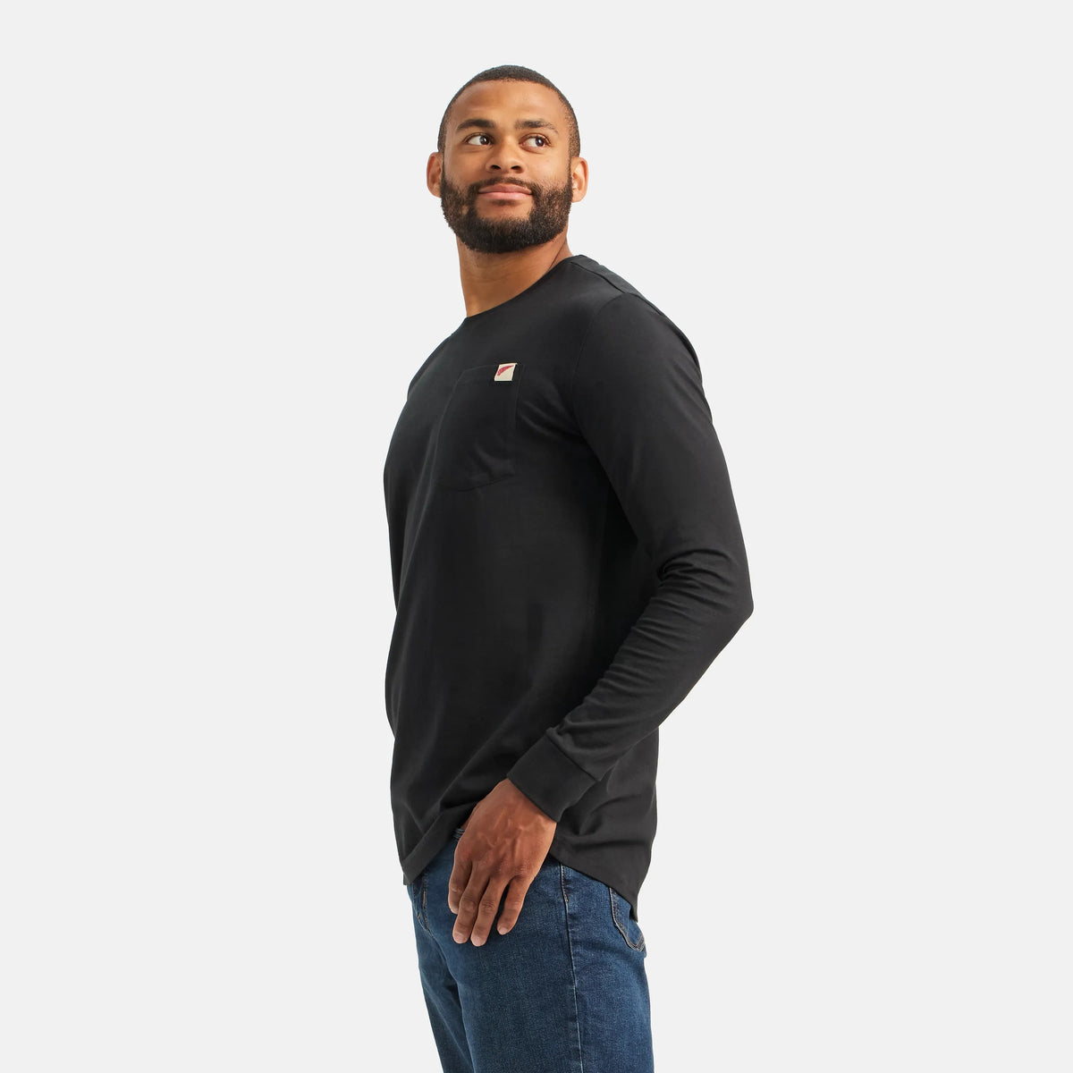 Long Sleeve Classic Pocket Tee in Black 98474 - Red Wing Shoes