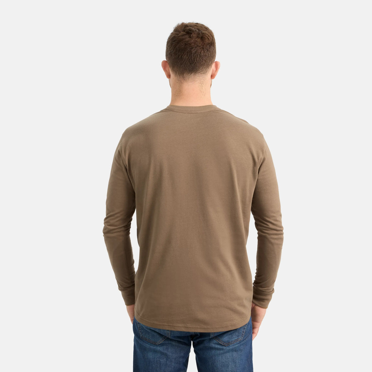 Long Sleeve Classic Pocket Tee in Brown - Red Wing Shoes