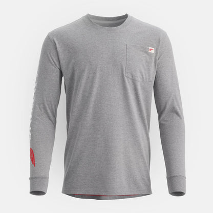 Long Sleeve Classic Pocket Tee in Heather Gray 98475 | Red Wing - Red Wing Shoes