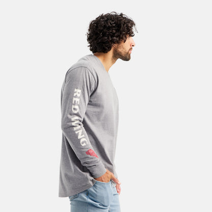 Long Sleeve Classic Pocket Tee in Heather Gray 98475 | Red Wing - Red Wing Shoes