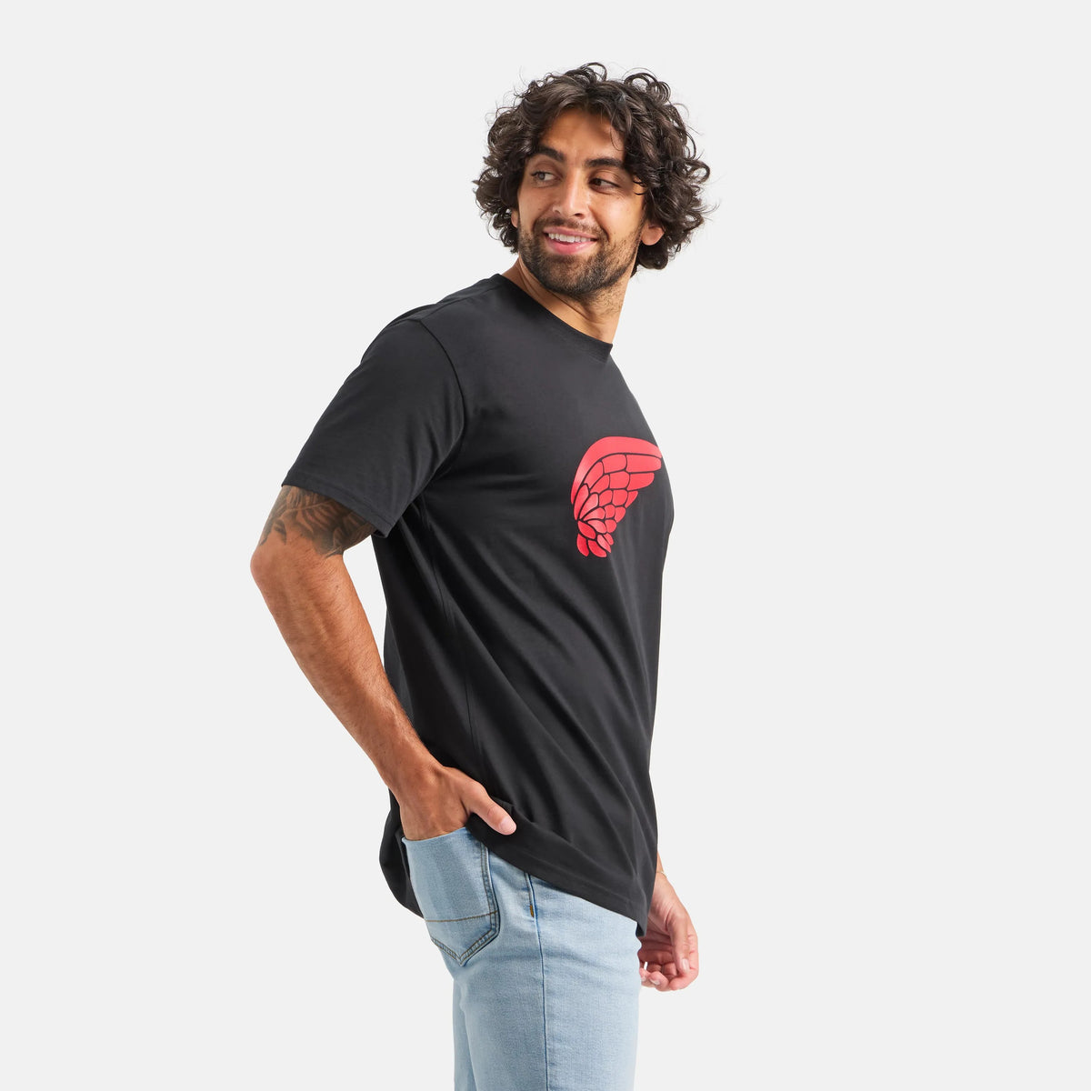 Short Sleeve Classic Wing Tee in Black 98478 - Red Wing Shoes