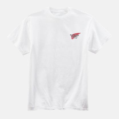 Unisex Red Wing Shoes Logo T-Shirt in White 97610 | Red Wing Heritage - Red Wing Shoes