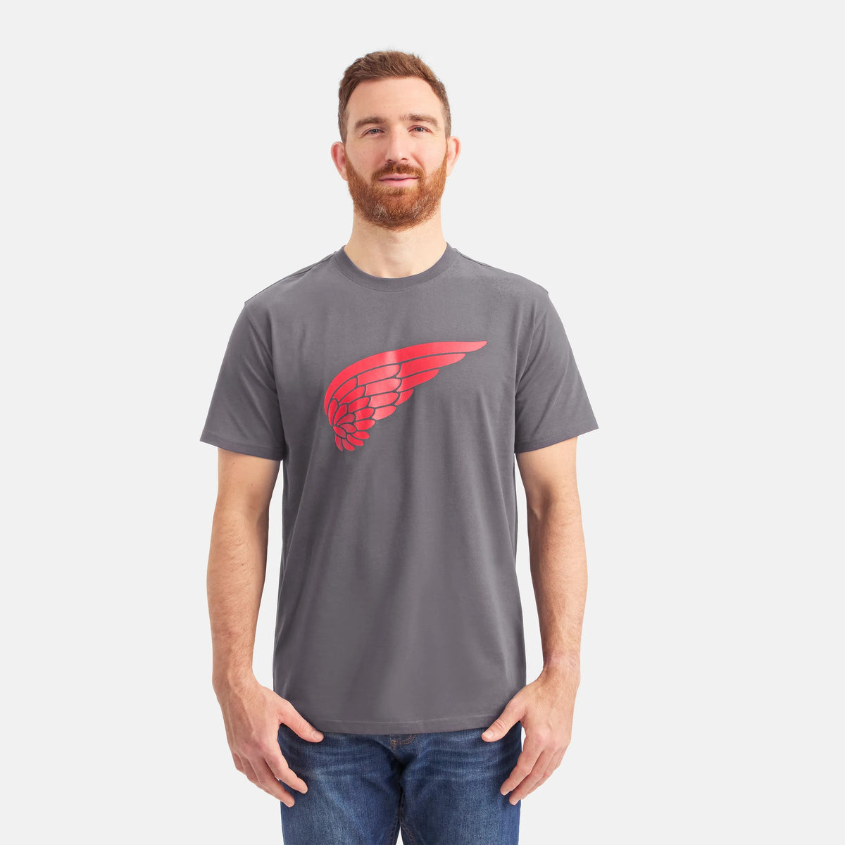 Short Sleeve Classic Wing Tee in Dark Gray - Red Wing Shoes