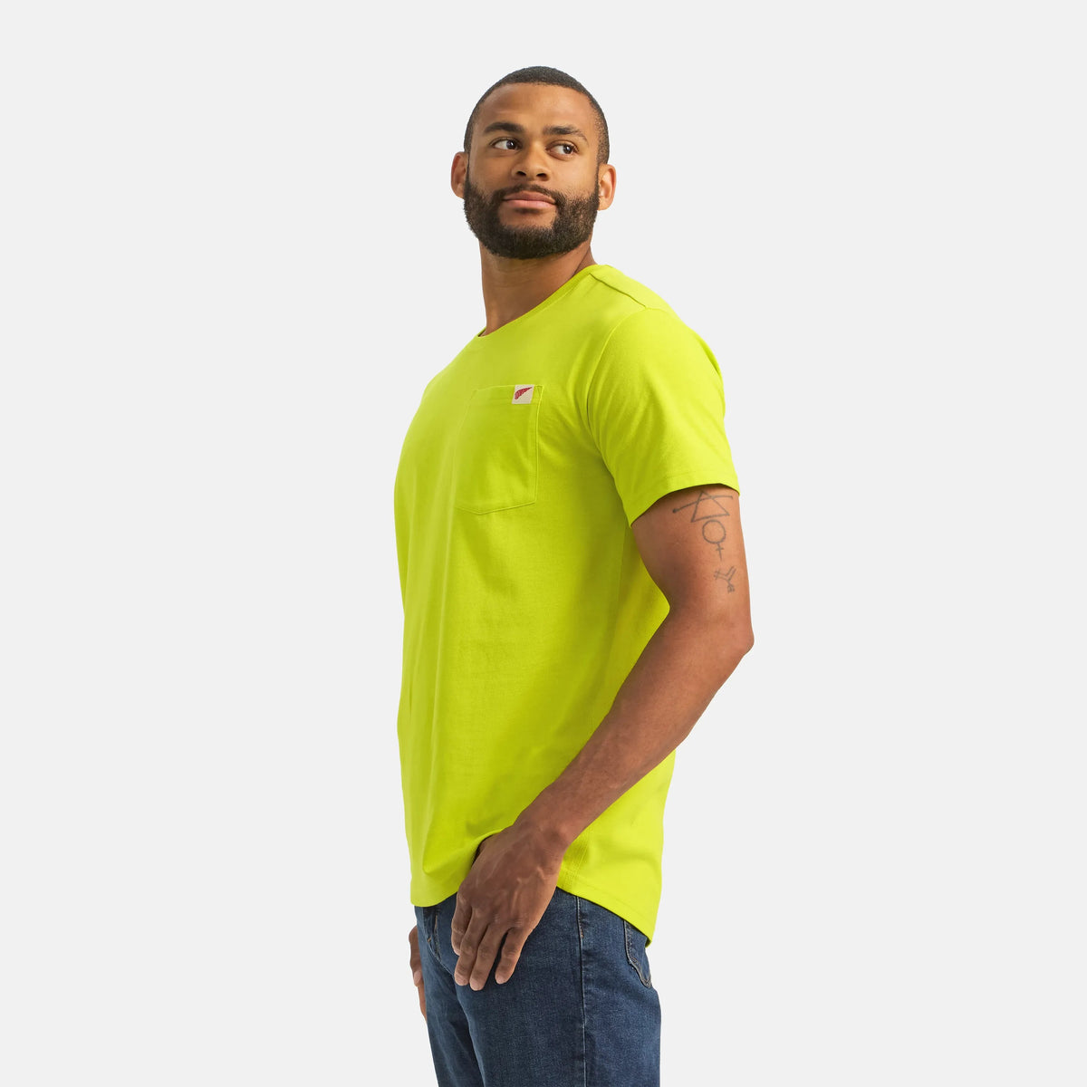 Short Sleeve Pocket T-Shirt in Bright Green 98472 - Red Wing Shoes
