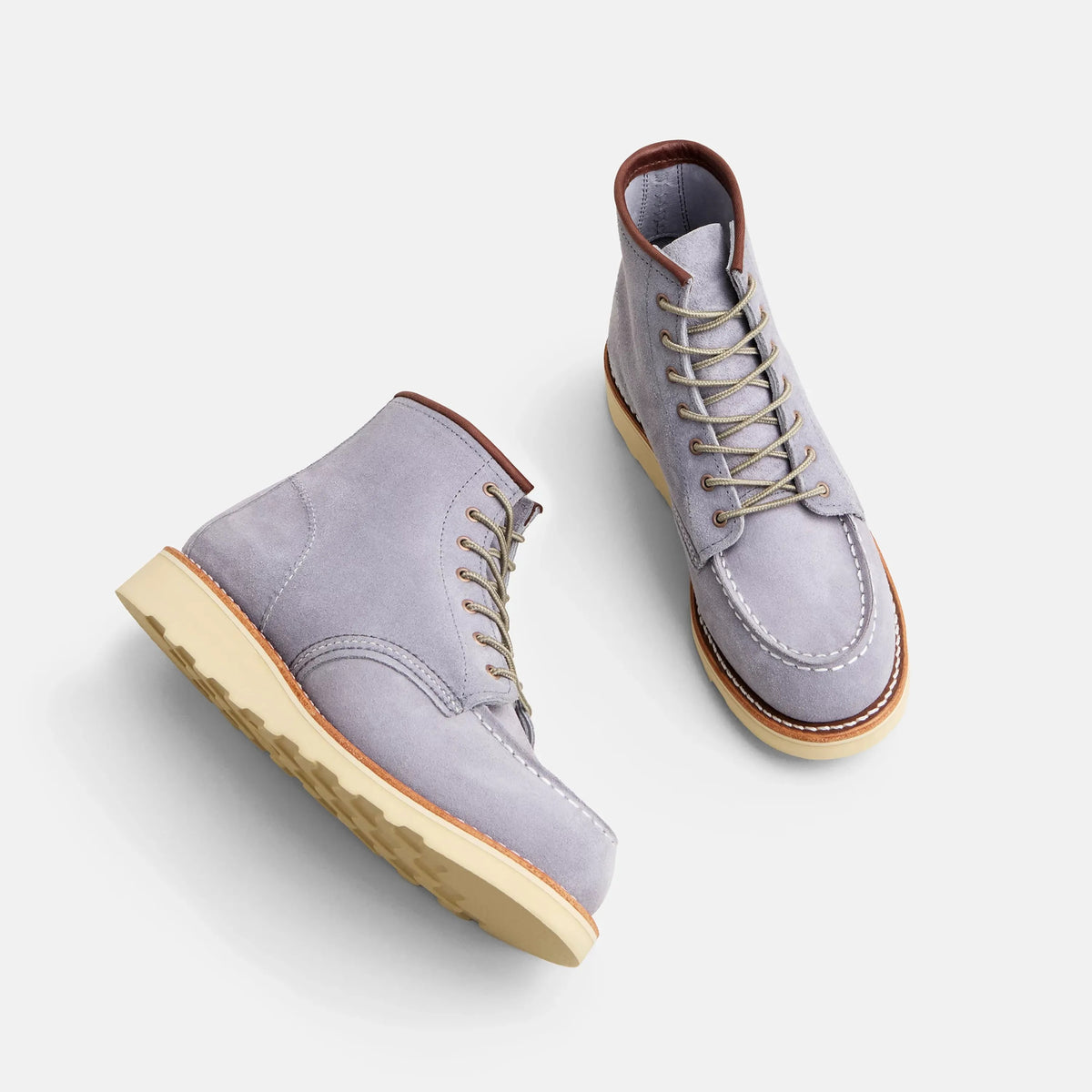 6-Inch Classic Moc Short Boot in Lavender Leather 3300 | Red Wing Heritage - Red Wing Shoes