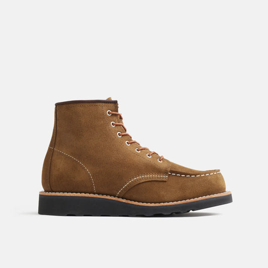 6-Inch Classic Moc Short Boot in Olive Leather 3377 | Red Wing Heritage - Red Wing Shoes