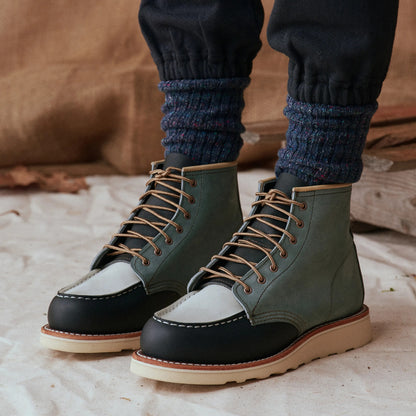 6-Inch Classic Moc Short Boot in Multi Indigo 3466 | Red Wing Heritage - Red Wing Shoes