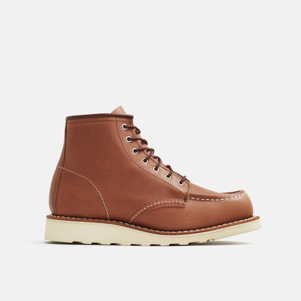 6-Inch Classic Moc Short Boot in Mocha Leather 3426 | Red Wing Heritage - Red Wing Shoes