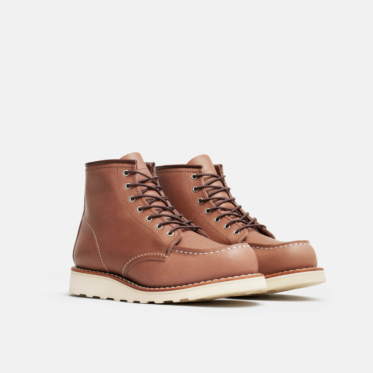6-Inch Classic Moc Short Boot in Mocha Leather 3426 | Red Wing Heritage - Red Wing Shoes