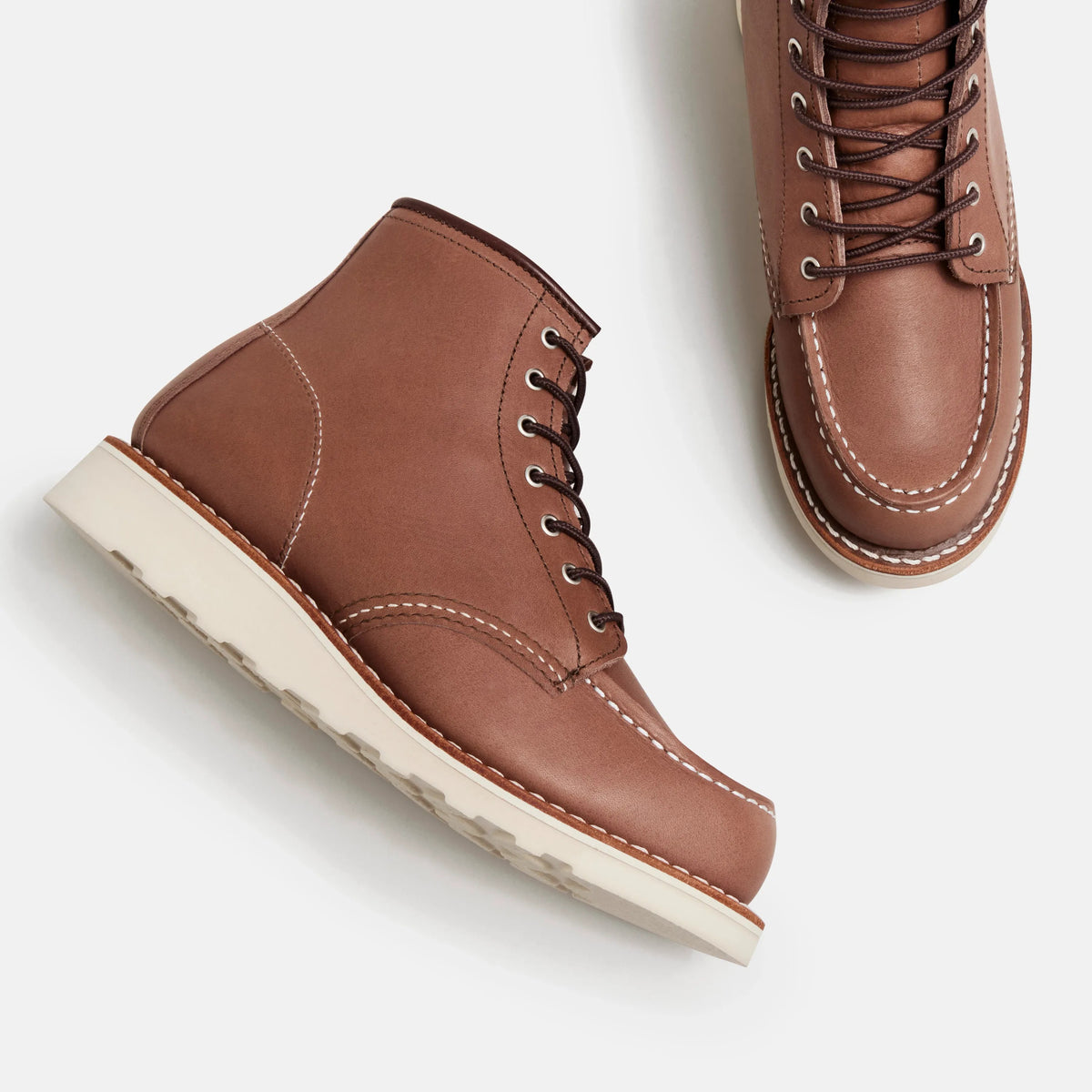 6-Inch Classic Moc Short Boot in Mocha Leather 3426 | Red Wing Heritage - Red Wing Shoes