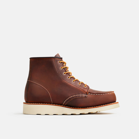 6-Inch Classic Moc Short Boot in Copper Leather 3428 | Red Wing Heritage - Red Wing Shoes