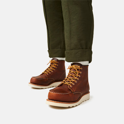 6-Inch Classic Moc Short Boot in Copper Leather 3428 | Red Wing Heritage - Red Wing Shoes