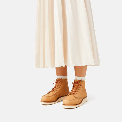 6-Inch Classic Moc Short Boot in Tan Leather 3383 | Red Wing Heritage - Red Wing Shoes