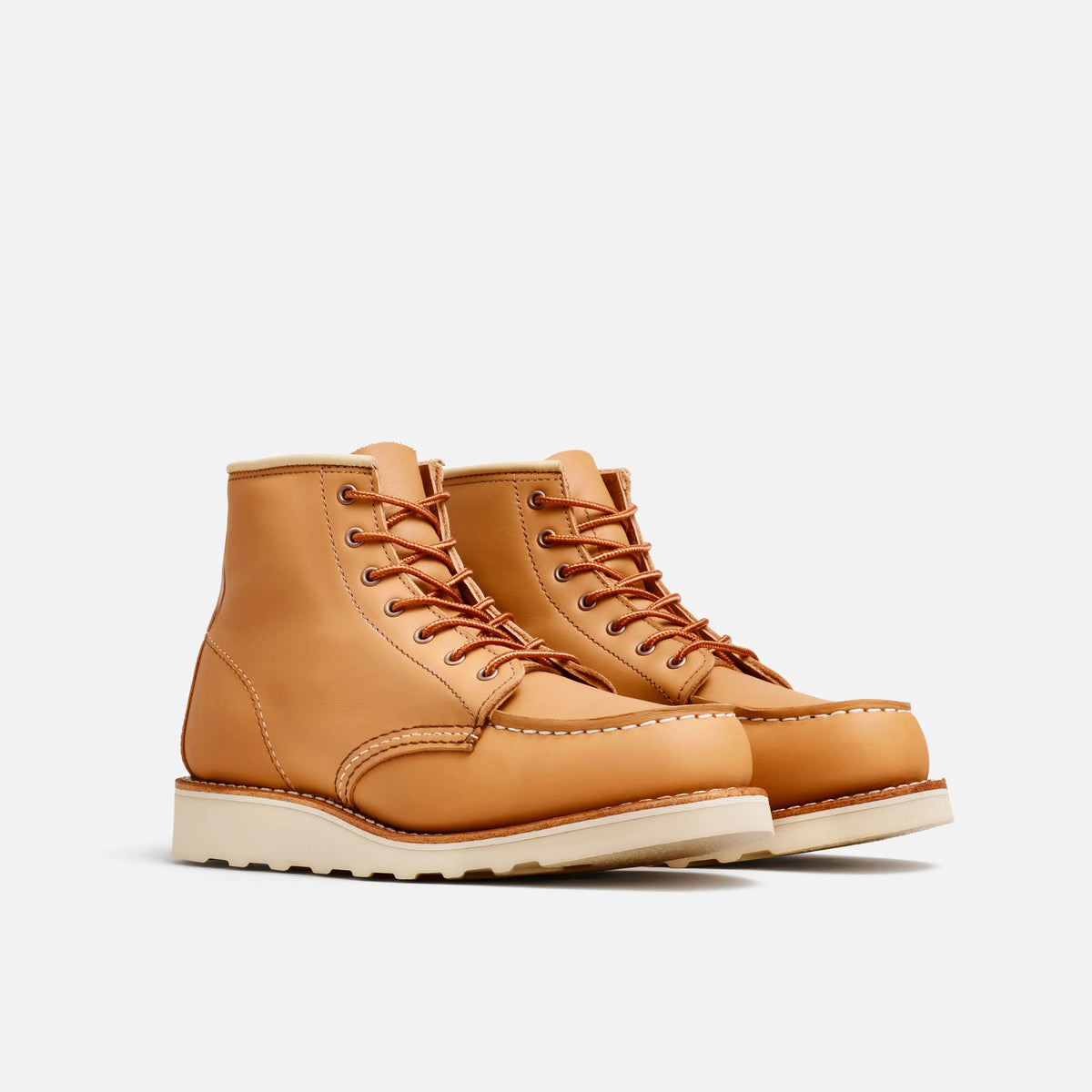6-Inch Classic Moc Short Boot in Tan Leather 3383 | Red Wing Heritage - Red Wing Shoes
