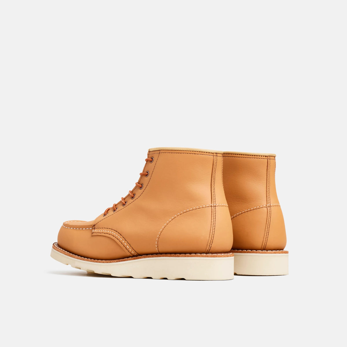 6-Inch Classic Moc Short Boot in Tan Leather 3383 | Red Wing Heritage - Red Wing Shoes