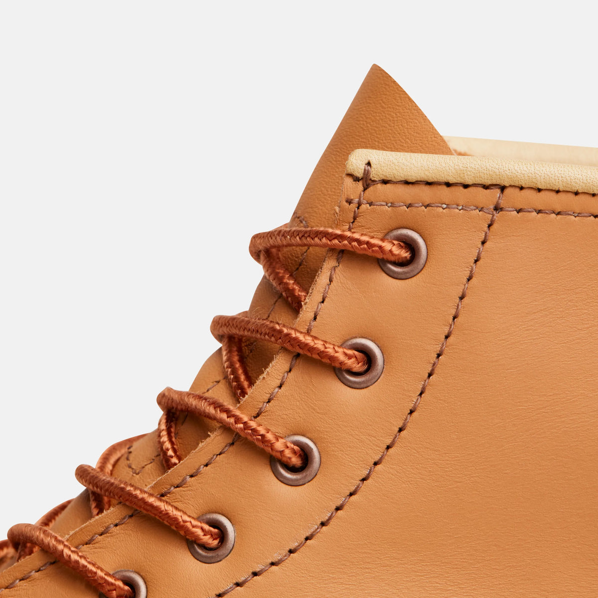 6-Inch Classic Moc Short Boot in Tan Leather 3383 | Red Wing Heritage - Red Wing Shoes