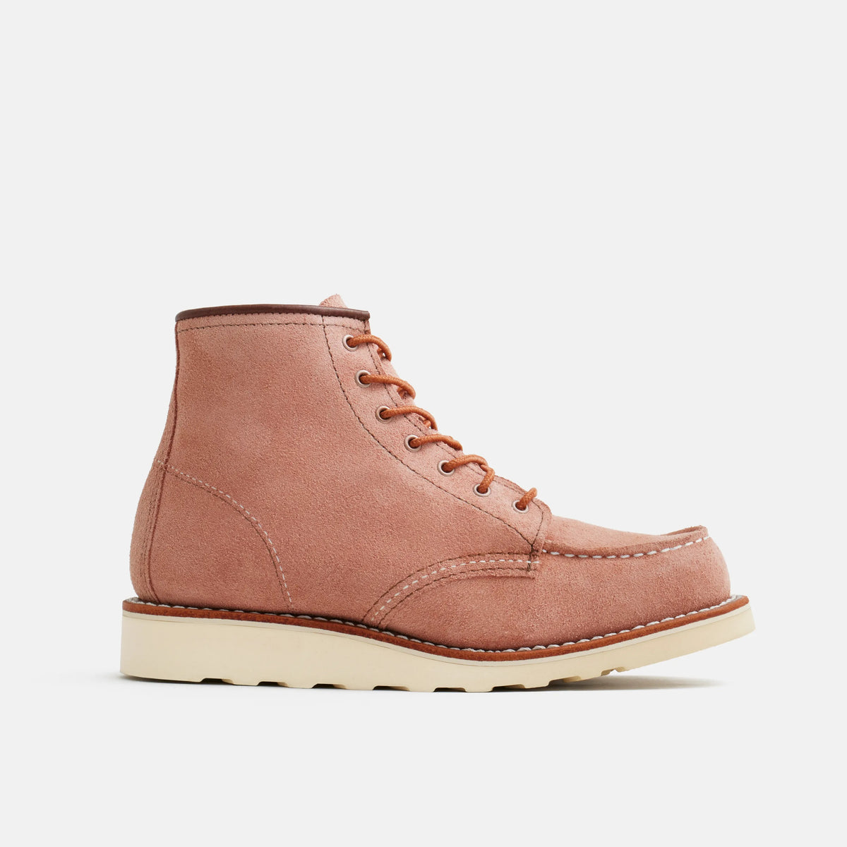 6-Inch Classic Moc Short Boot in Pink Leather 3328 | Red Wing Heritage - Red Wing Shoes