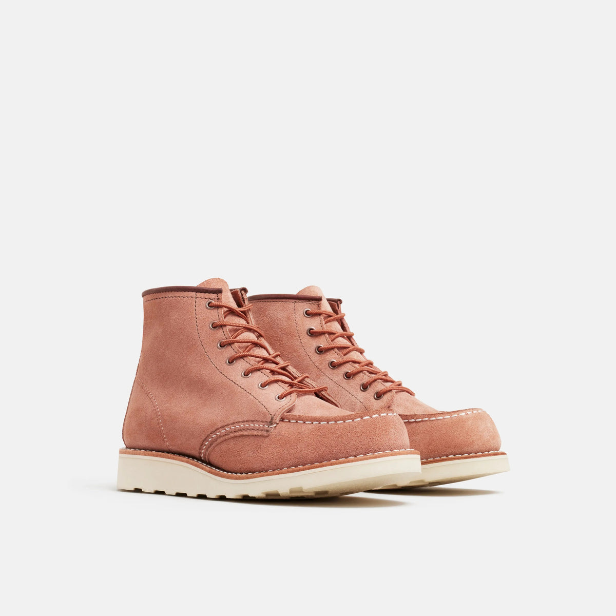 6-Inch Classic Moc Short Boot in Pink Leather 3328 | Red Wing Heritage - Red Wing Shoes
