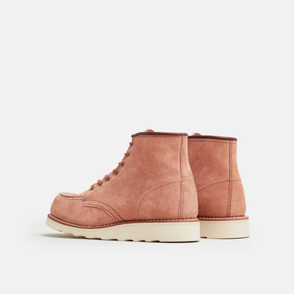 6-Inch Classic Moc Short Boot in Pink Leather 3328 | Red Wing Heritage - Red Wing Shoes
