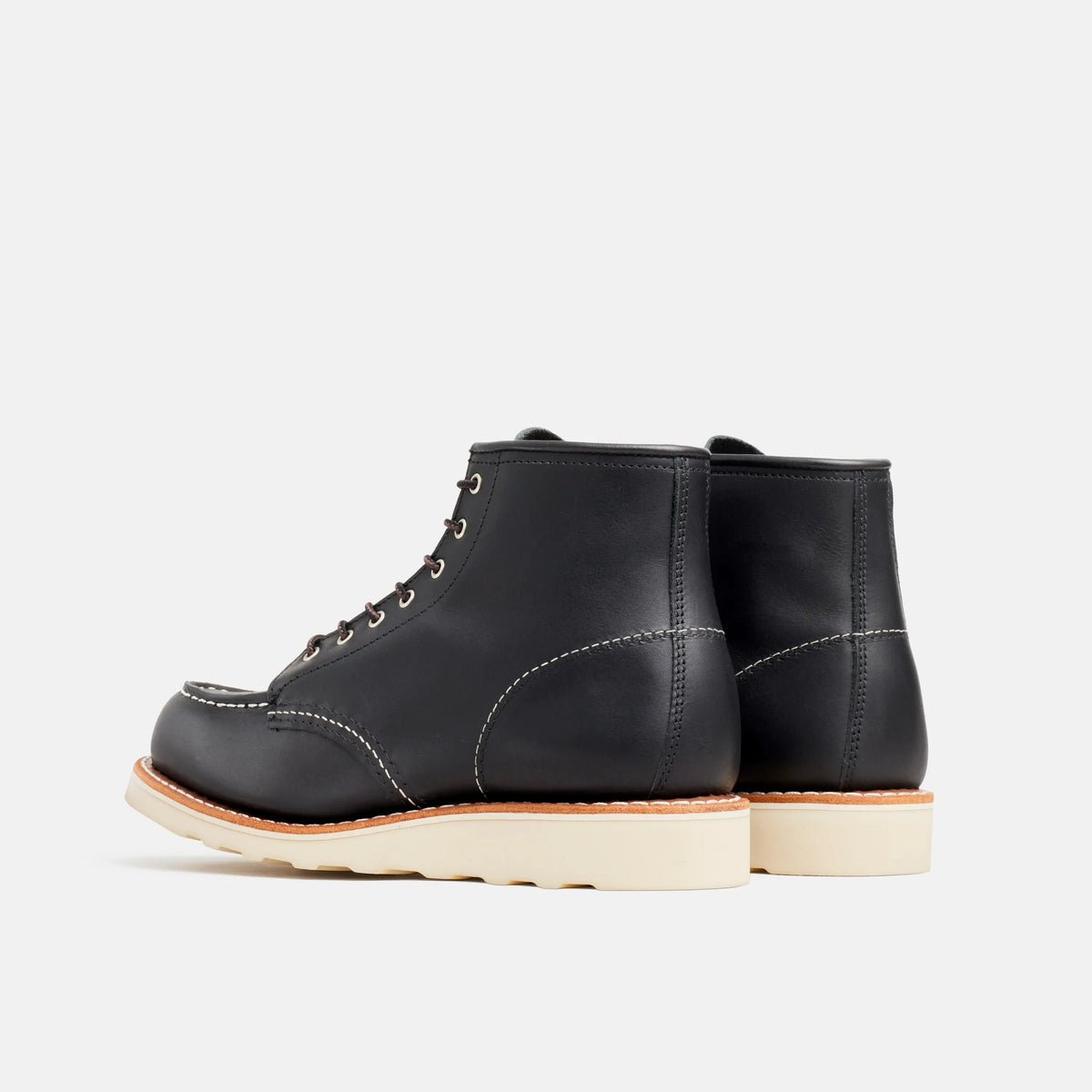 6-Inch Classic Moc Short Boot in Black Leather 3373 | Red Wing Heritage - Red Wing Shoes