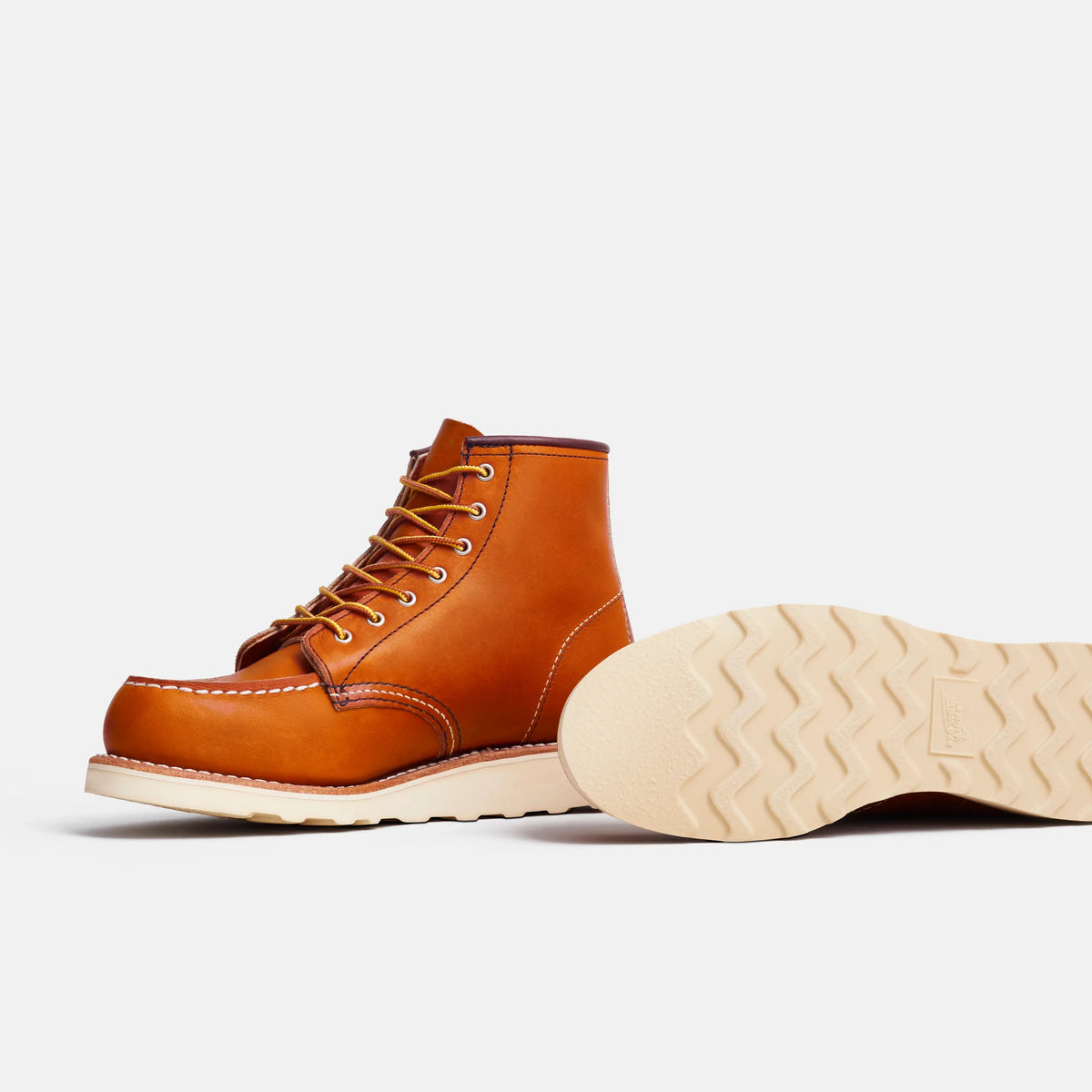6-Inch Classic Moc Short Boot in Brown Leather 3375 | Red Wing Heritage - Red Wing Shoes
