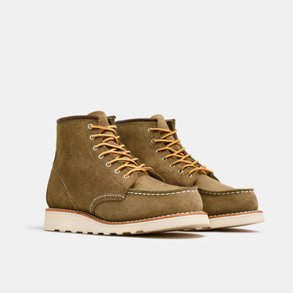 6-Inch Classic Moc Short Boot in Light Brown Leather 3377 | Red Wing Heritage - Red Wing Shoes