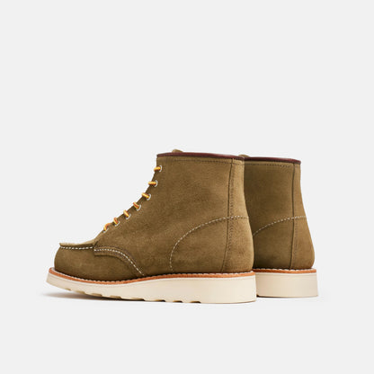 6-Inch Classic Moc Short Boot in Light Brown Leather 3377 | Red Wing Heritage - Red Wing Shoes