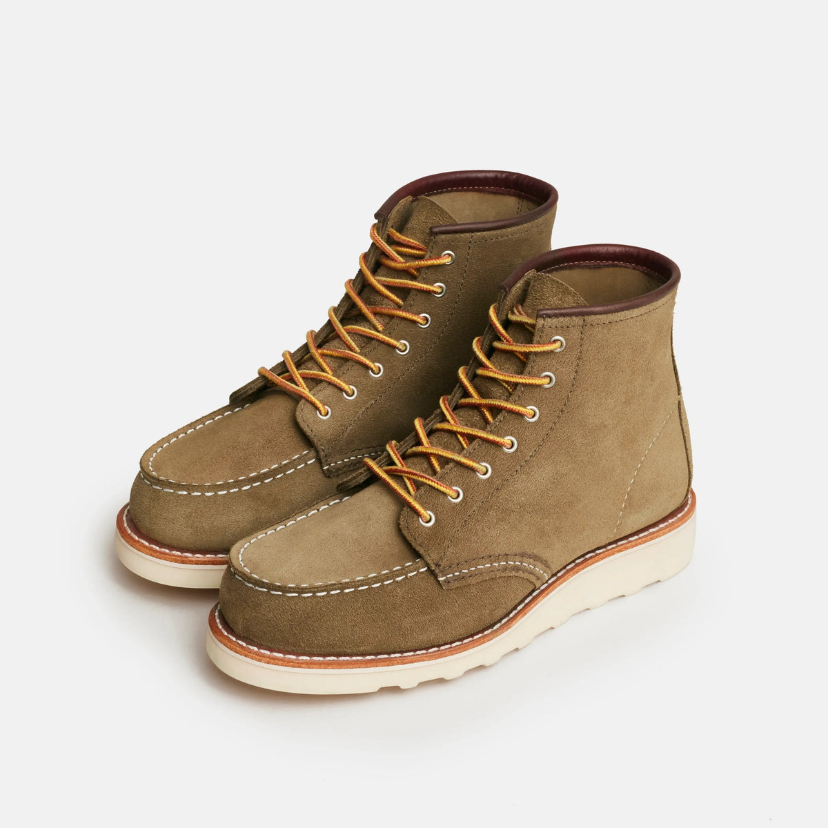 6-Inch Classic Moc Short Boot in Light Brown Leather 3377 | Red Wing Heritage - Red Wing Shoes