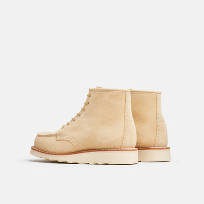 6-Inch Classic Moc Short Boot in Cream Leather 3328 | Red Wing Heritage - Red Wing Shoes