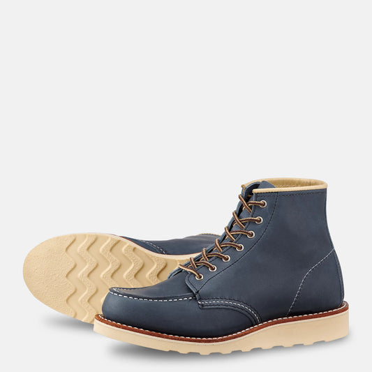 6-Inch Moc Short Boot in Blue Leather 3353 | Red Wing Heritage - Red Wing Shoes