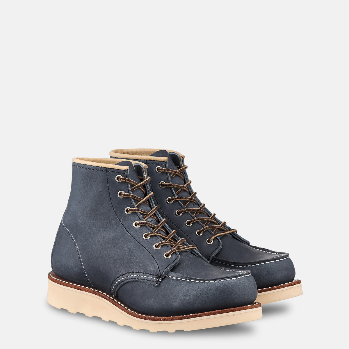6-Inch Moc Short Boot in Blue Leather 3353 | Red Wing Heritage - Red Wing Shoes
