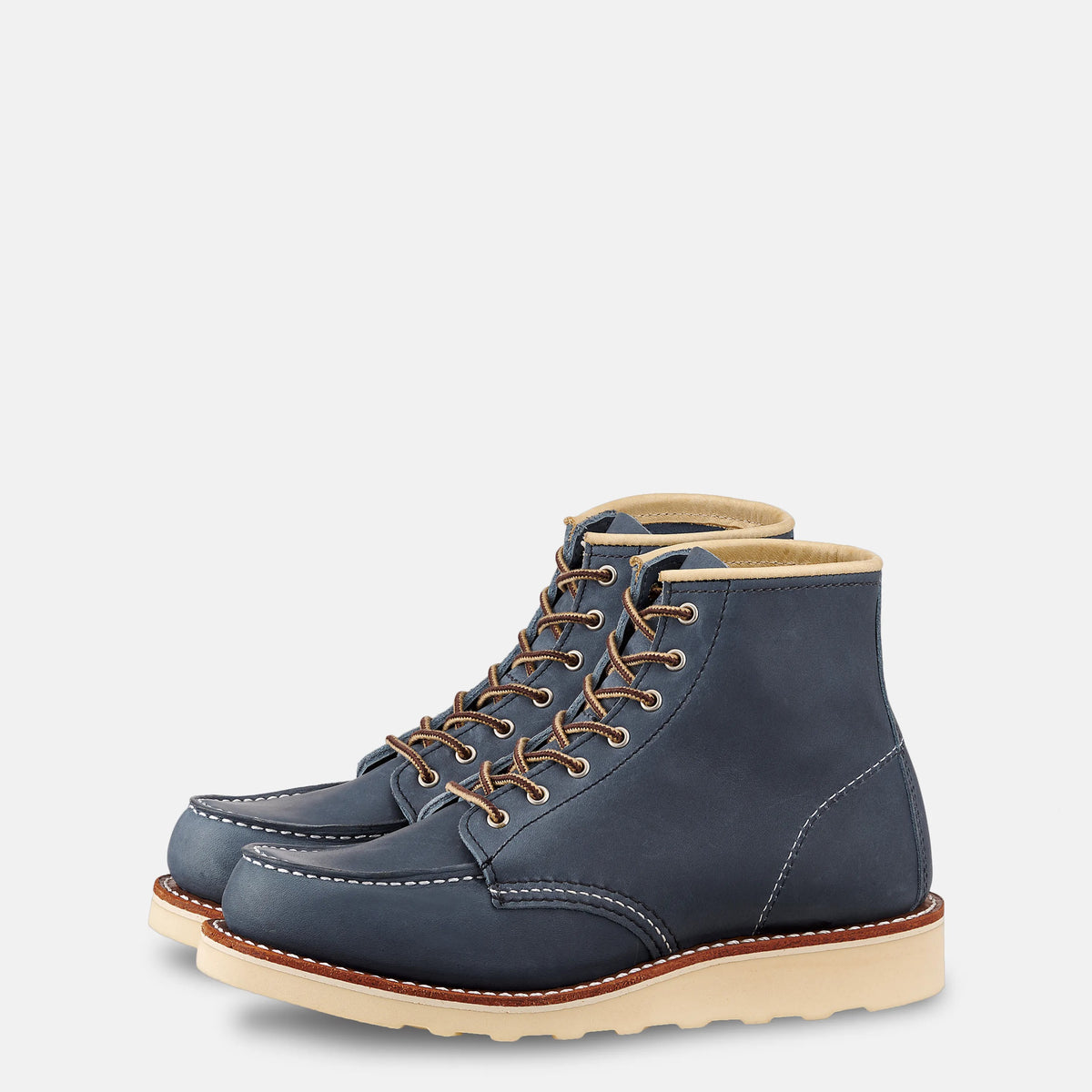 6-Inch Moc Short Boot in Blue Leather 3353 | Red Wing Heritage - Red Wing Shoes