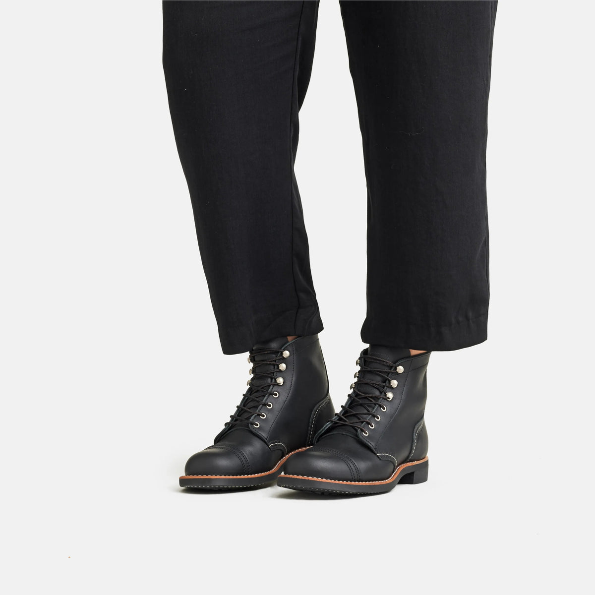 Iron Ranger Short Boot in Black Leather 3366 | Red Wing Heritage - Red Wing Shoes