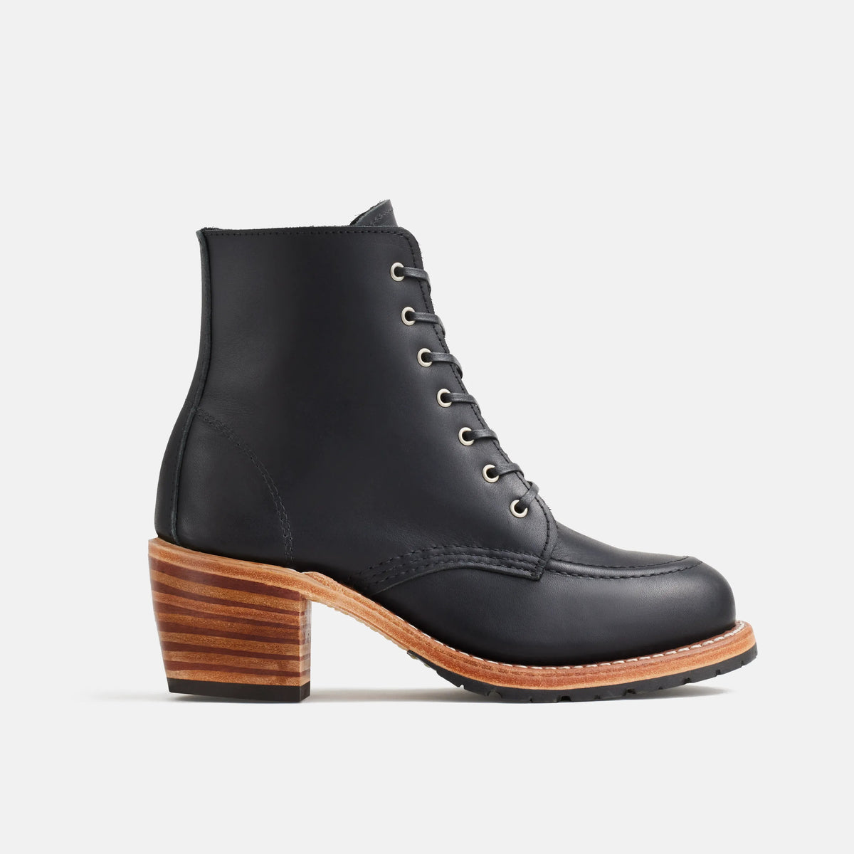Clara Heeled Boot in Black Leather 3405 | Red Wing Heritage - Red Wing Shoes