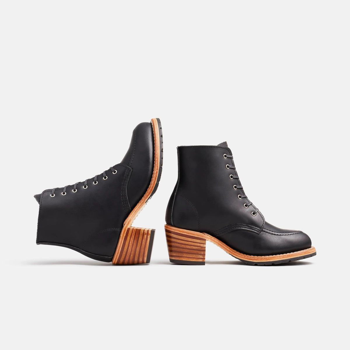 Clara Heeled Boot in Black Leather 3405 | Red Wing Heritage - Red Wing Shoes