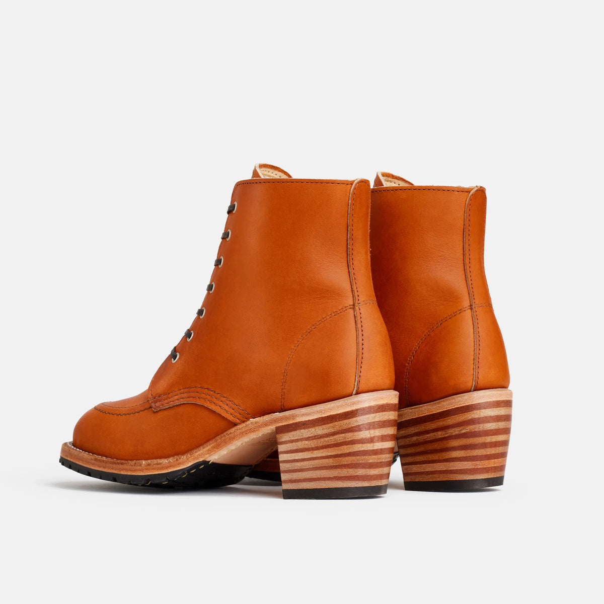 Clara Heeled Boot in Brown Leather 3404 | Red Wing Heritage - Red Wing Shoes