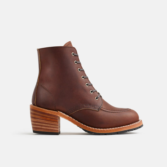 Clara Heeled Boot in Dark Brown Leather 3406 - Red Wing Shoes