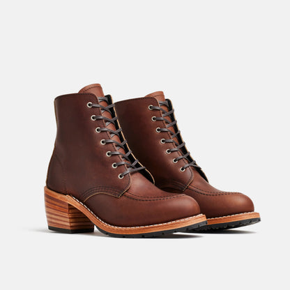 Clara Heeled Boot in Dark Brown Leather 3406 - Red Wing Shoes