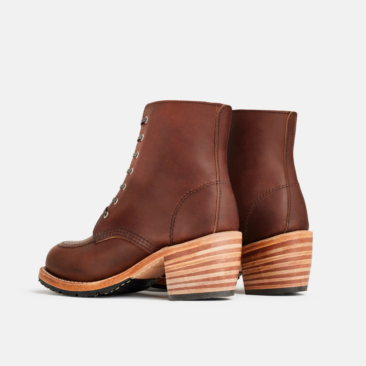 Clara Heeled Boot in Dark Brown Leather 3406 - Red Wing Shoes